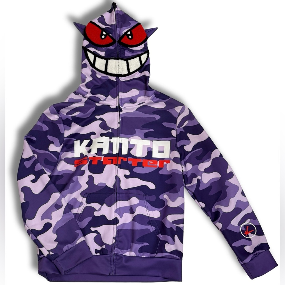Kanto Starter Gengar Hoodie
Camo Purple